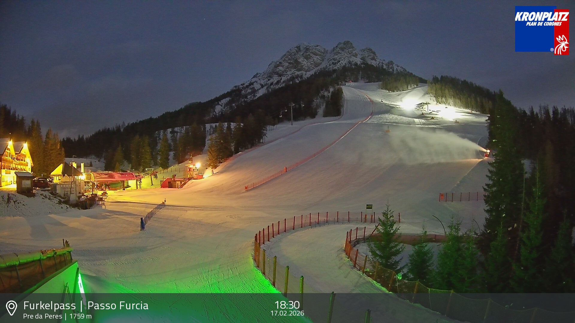 Archiv Foto Webcam Talstation Furkelpass, Kronplatz