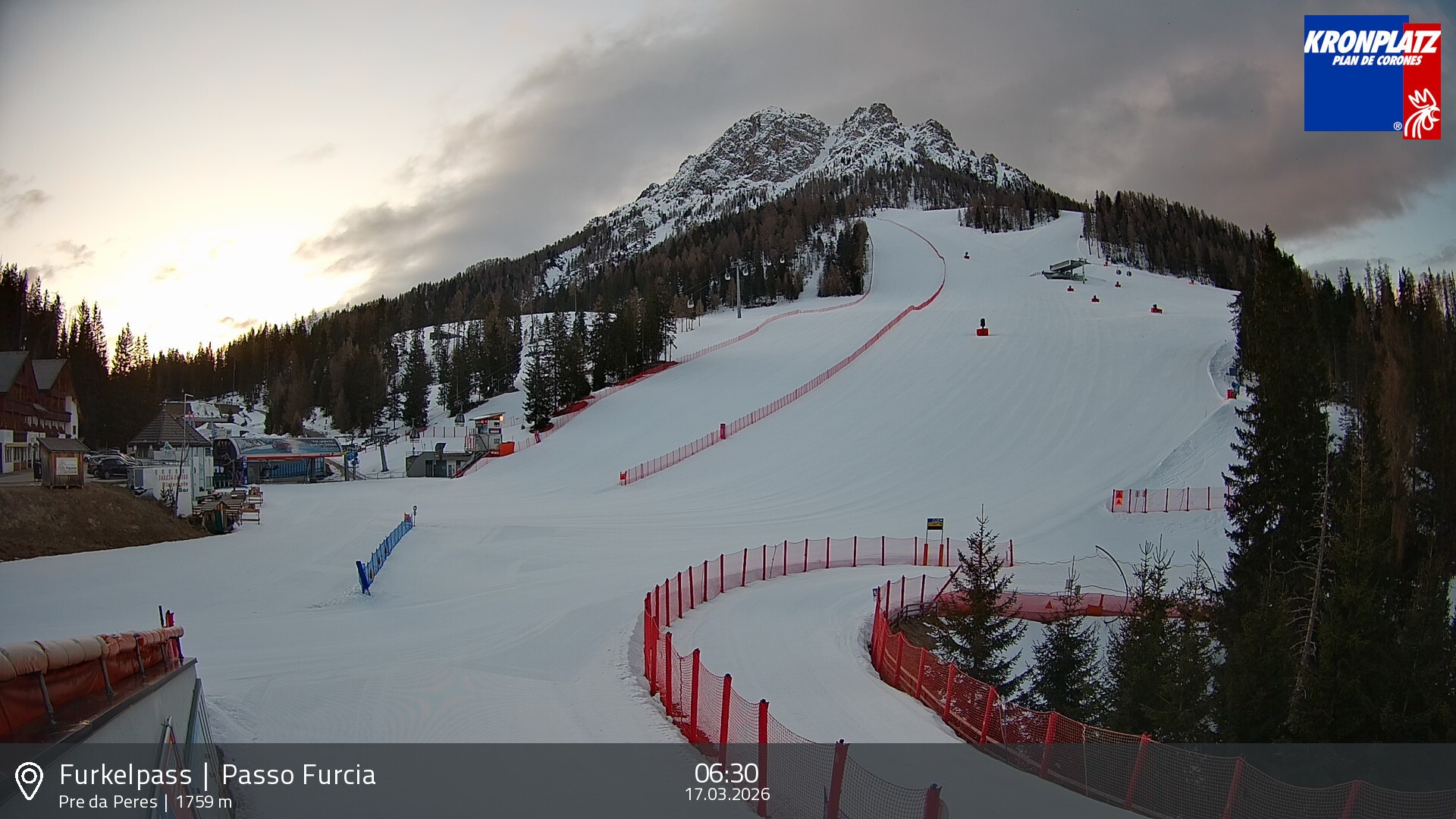 Archiv Foto Webcam Talstation Furkelpass, Kronplatz