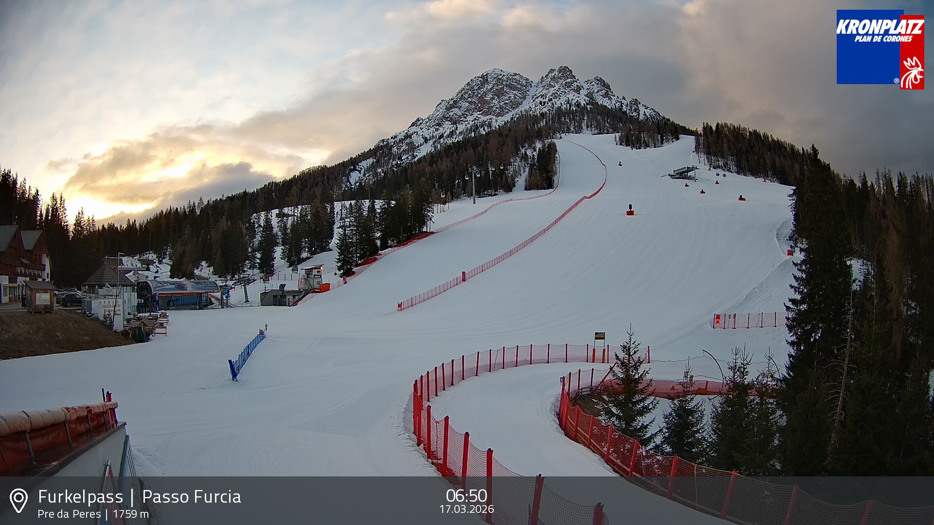 Archiv Foto Webcam Talstation Furkelpass, Kronplatz