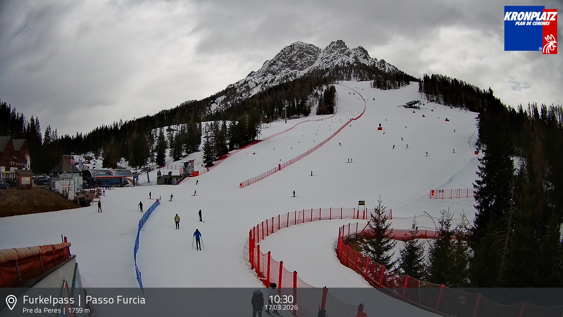 Archiv Foto Webcam Talstation Furkelpass, Kronplatz