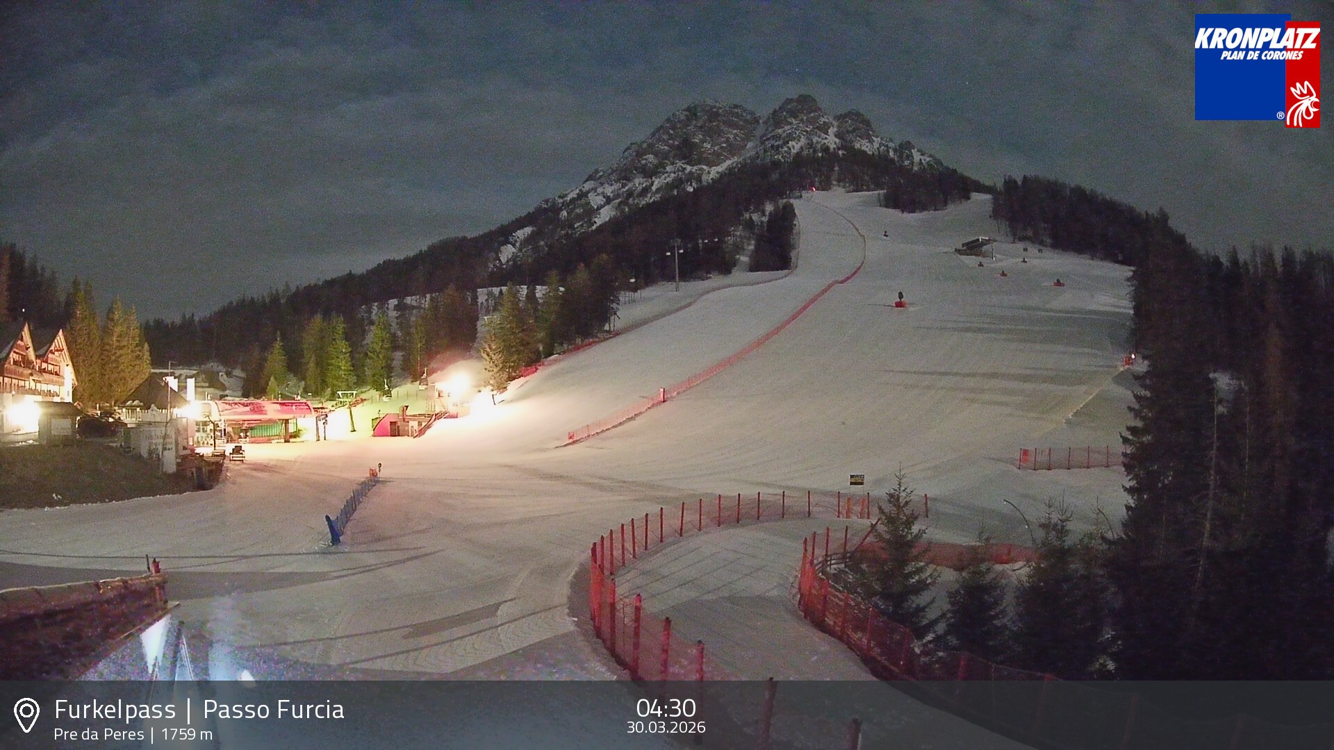 Archiv Foto Webcam Talstation Furkelpass, Kronplatz