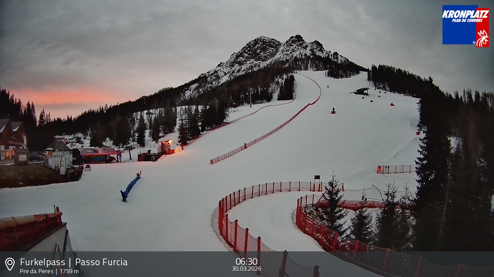 Archiv Foto Webcam Talstation Furkelpass, Kronplatz