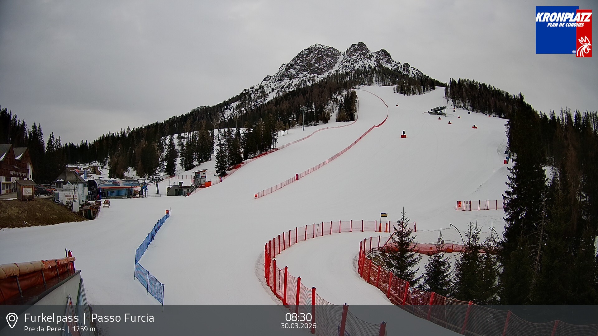 Archiv Foto Webcam Talstation Furkelpass, Kronplatz
