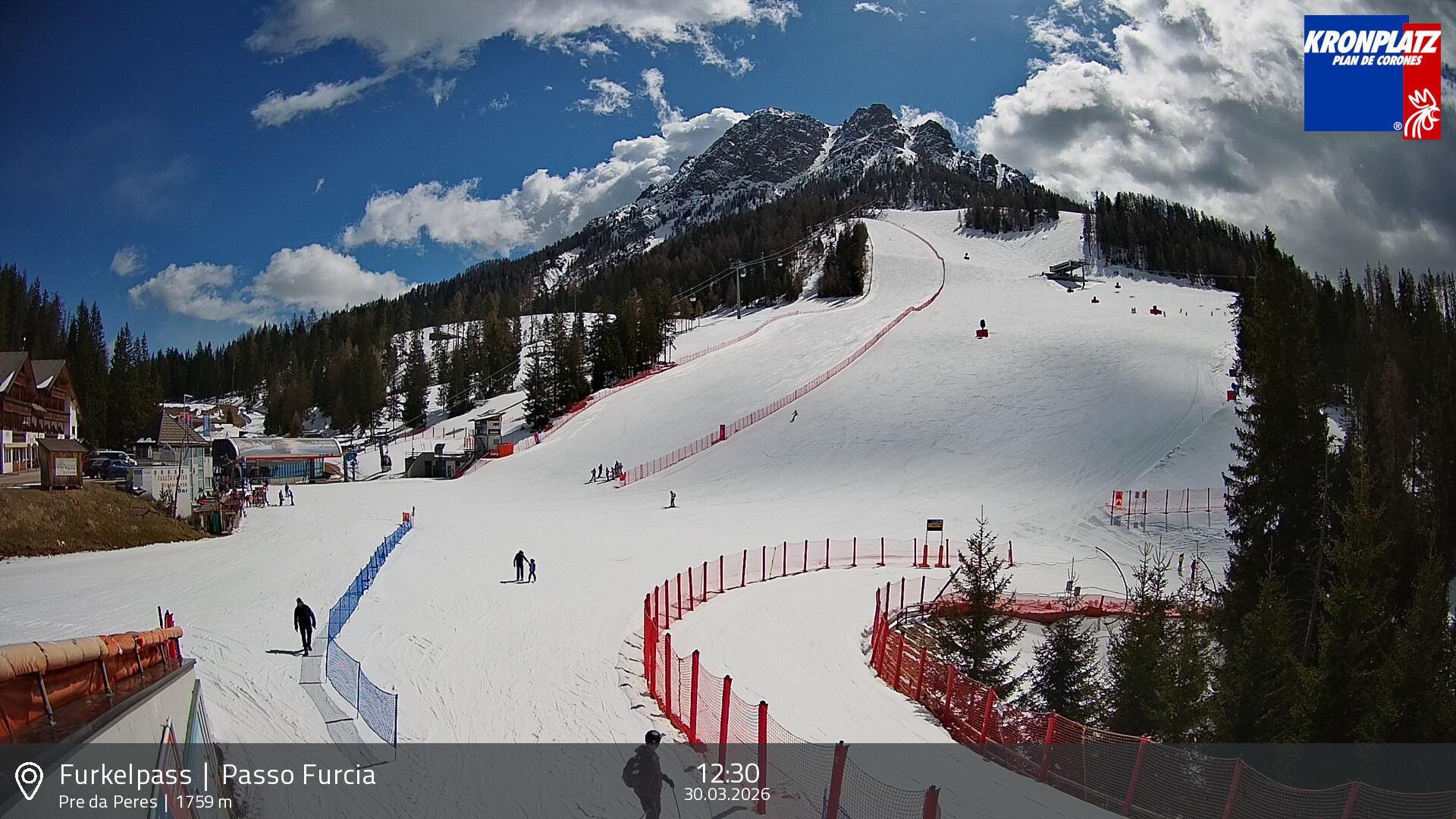 Archiv Foto Webcam Talstation Furkelpass, Kronplatz