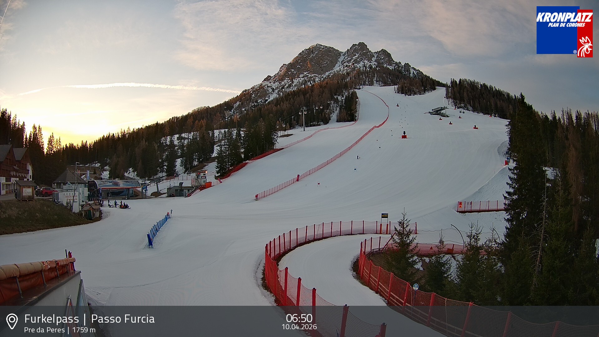 Archiv Foto Webcam Talstation Furkelpass, Kronplatz
