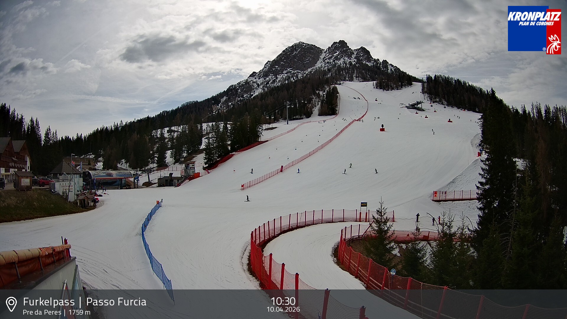 Archiv Foto Webcam Talstation Furkelpass, Kronplatz