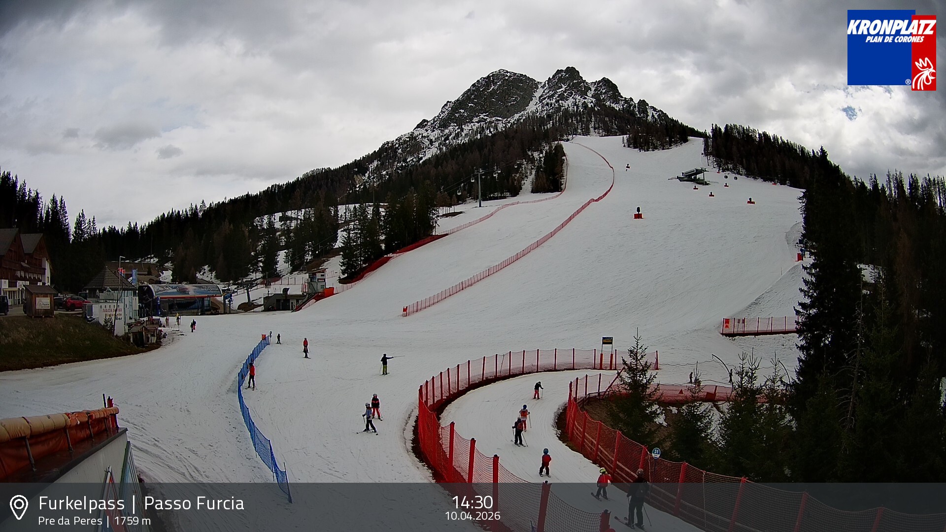 Archiv Foto Webcam Talstation Furkelpass, Kronplatz