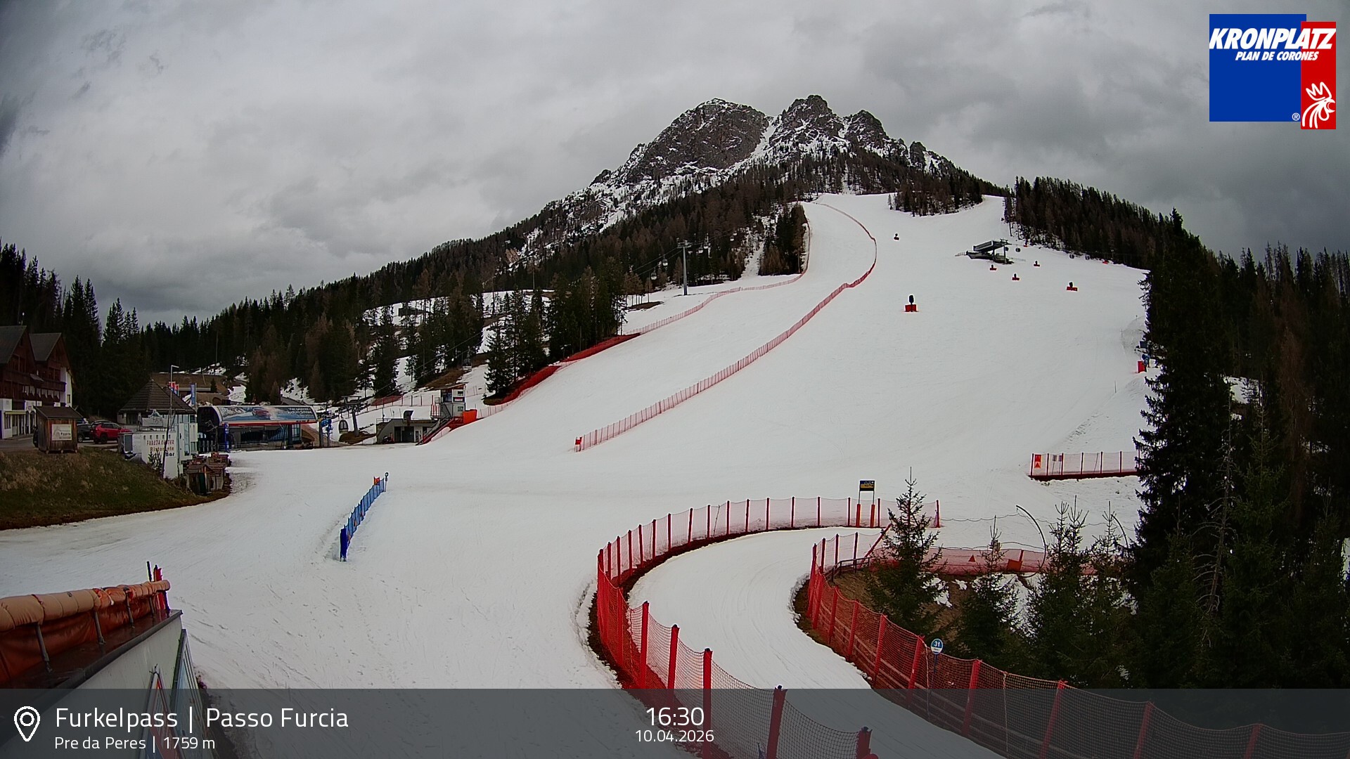 Archiv Foto Webcam Talstation Furkelpass, Kronplatz