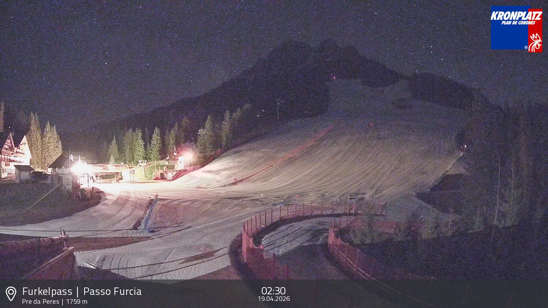 Archiv Foto Webcam Talstation Furkelpass, Kronplatz