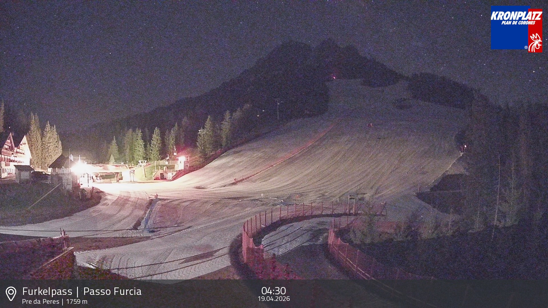 Archiv Foto Webcam Talstation Furkelpass, Kronplatz