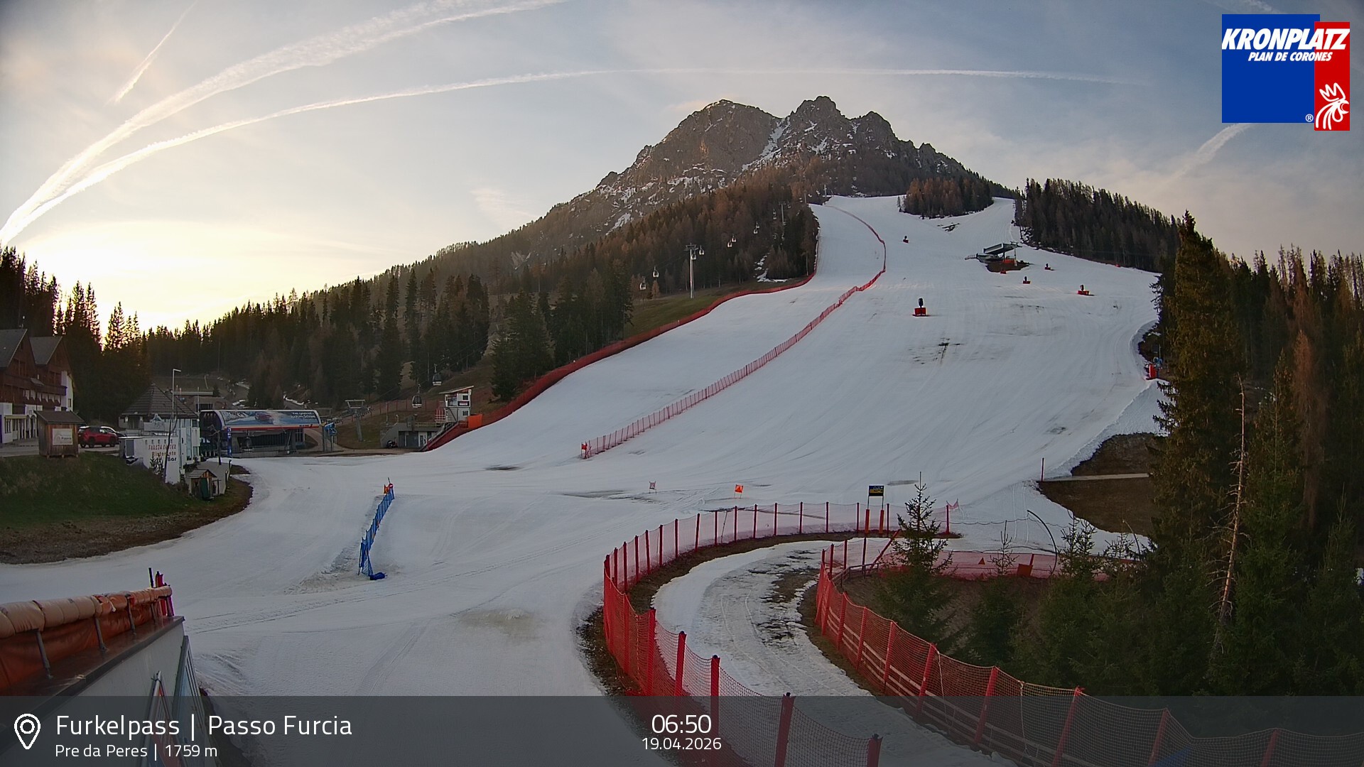 Archiv Foto Webcam Talstation Furkelpass, Kronplatz