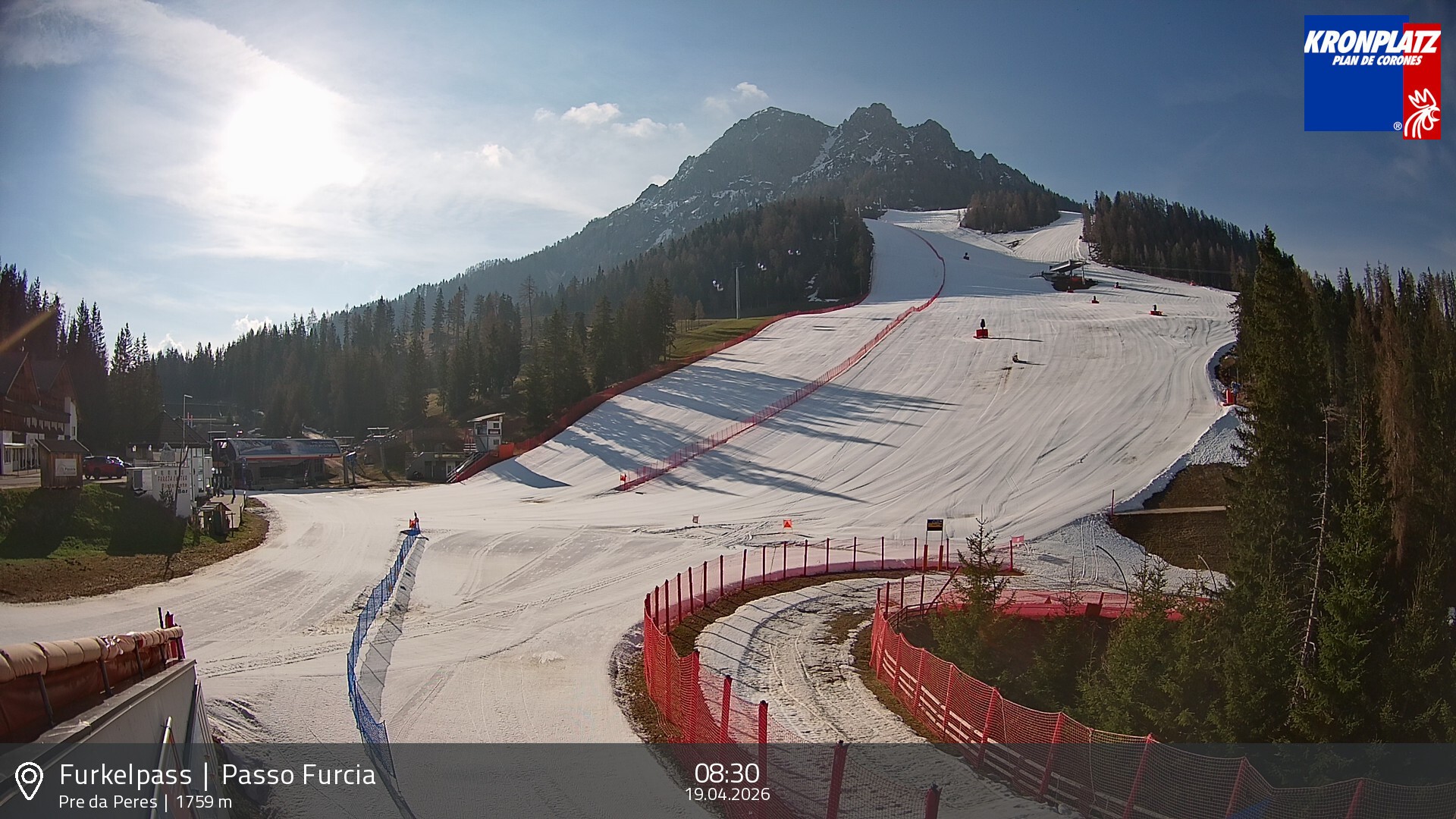 Archiv Foto Webcam Talstation Furkelpass, Kronplatz