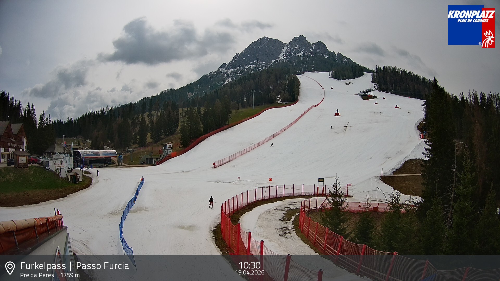 Archiv Foto Webcam Talstation Furkelpass, Kronplatz