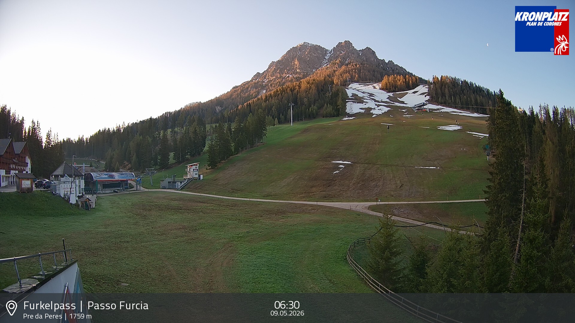 Archiv Foto Webcam Talstation Furkelpass, Kronplatz