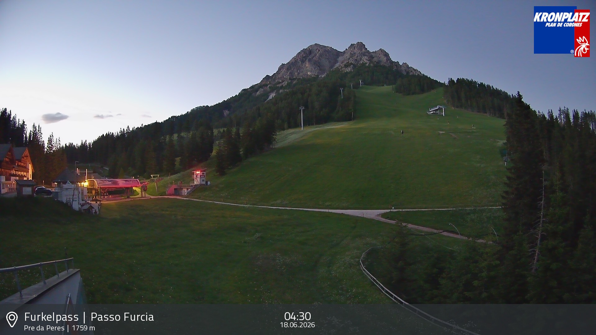 Archiv Foto Webcam Talstation Furkelpass, Kronplatz