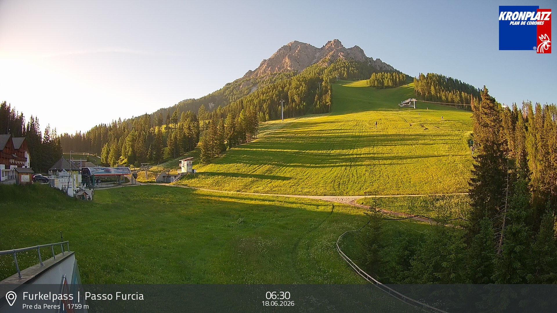 Archiv Foto Webcam Talstation Furkelpass, Kronplatz