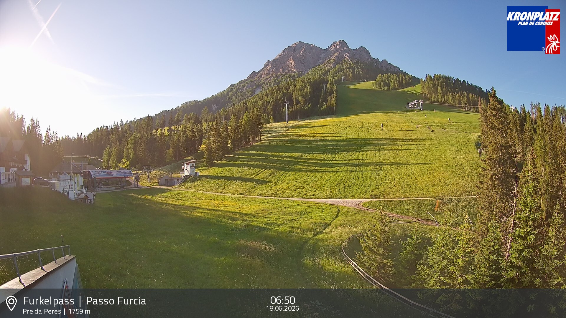 Archiv Foto Webcam Talstation Furkelpass, Kronplatz