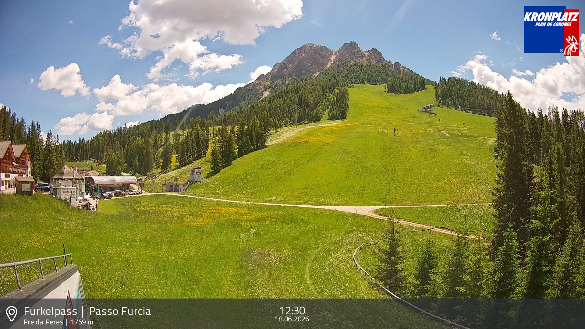 Archiv Foto Webcam Talstation Furkelpass, Kronplatz