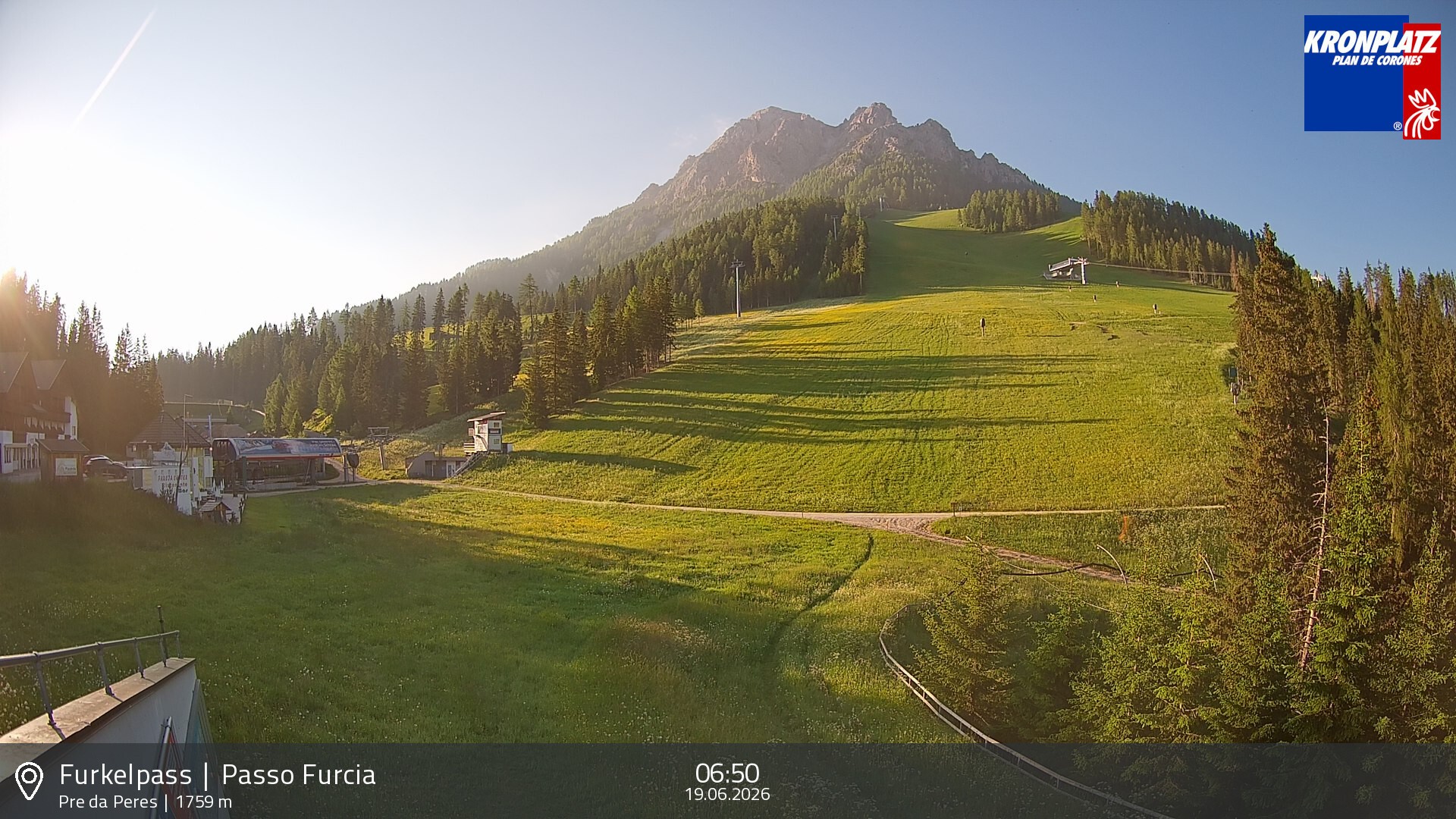 Archiv Foto Webcam Talstation Furkelpass, Kronplatz