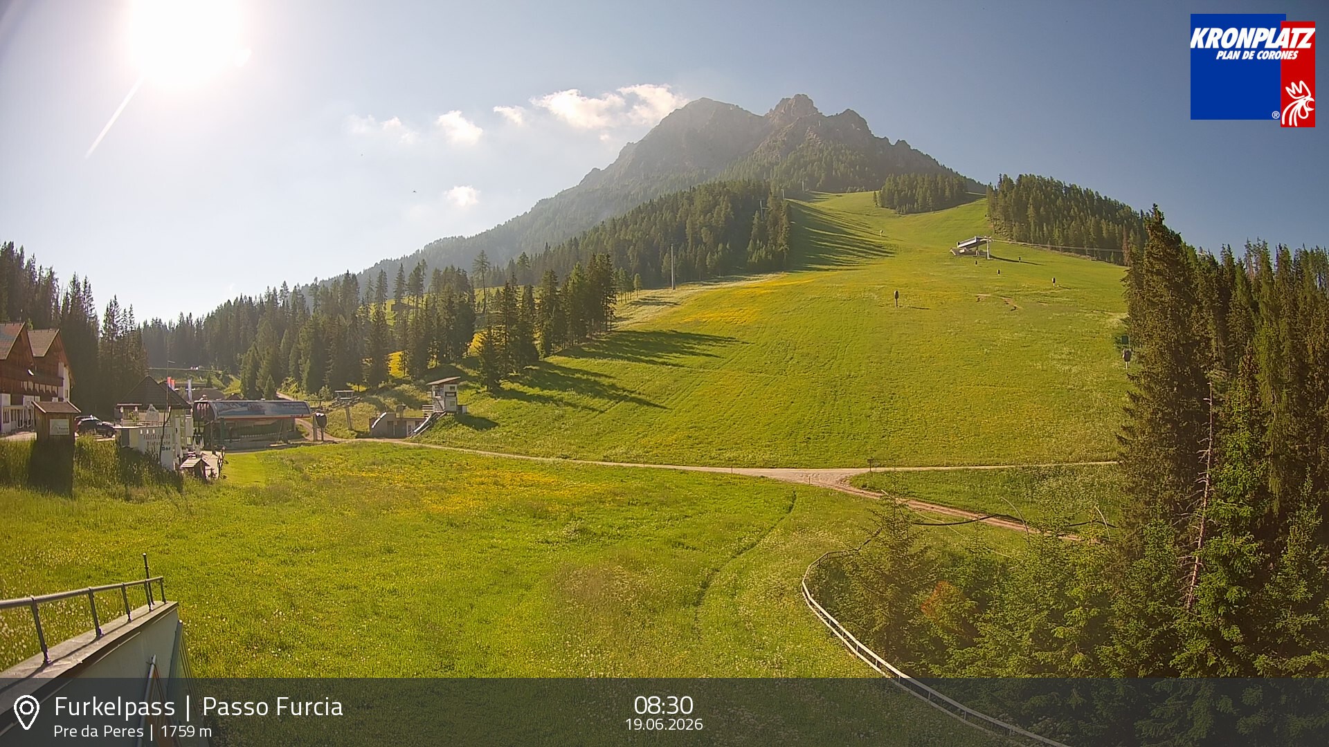 Archiv Foto Webcam Talstation Furkelpass, Kronplatz