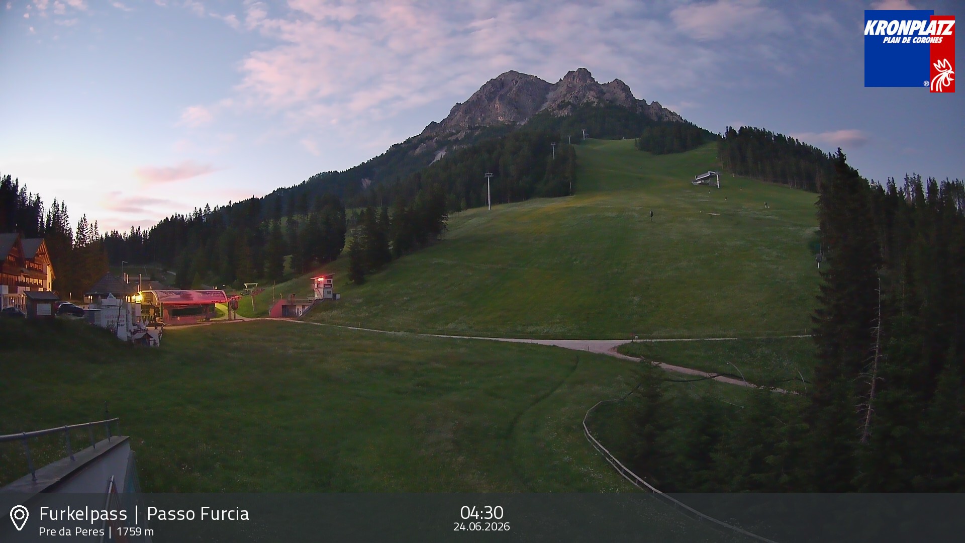Archiv Foto Webcam Talstation Furkelpass, Kronplatz