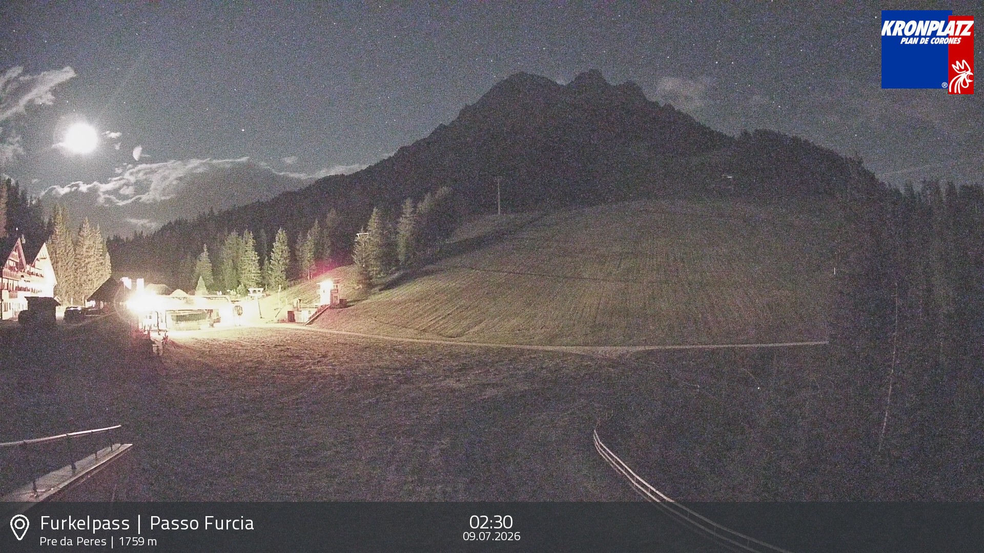 Archiv Foto Webcam Talstation Furkelpass, Kronplatz