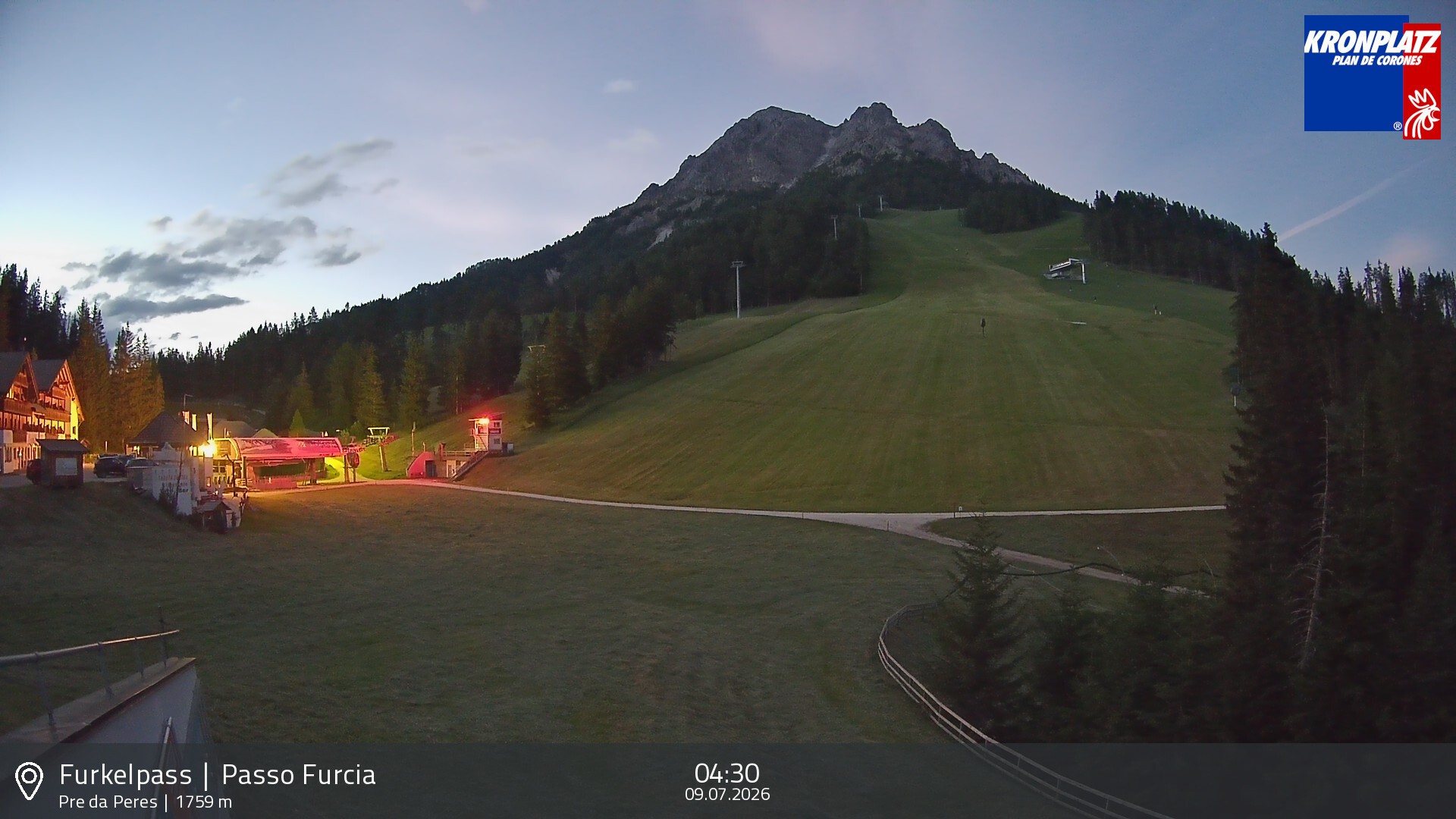 Archiv Foto Webcam Talstation Furkelpass, Kronplatz