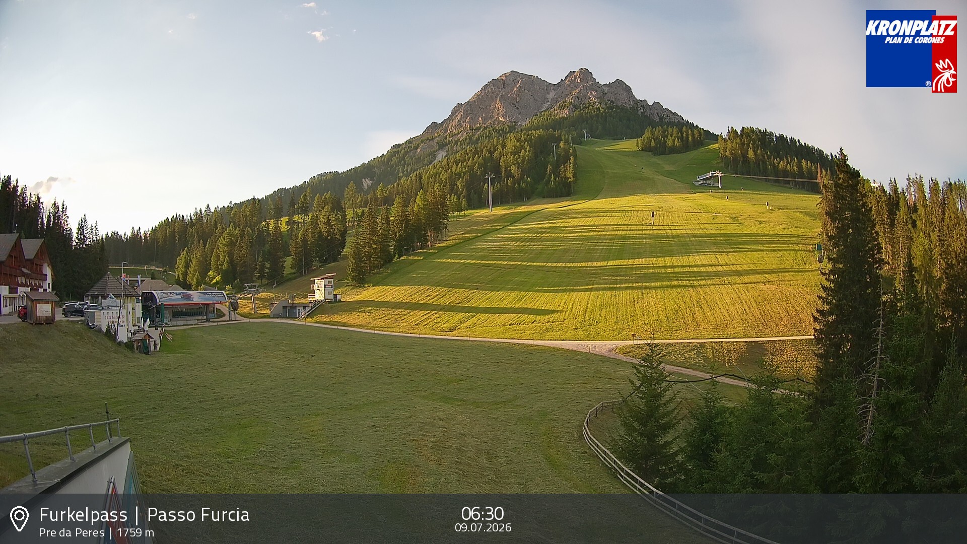 Archiv Foto Webcam Talstation Furkelpass, Kronplatz