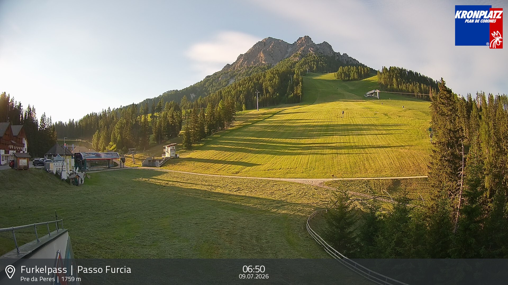 Archiv Foto Webcam Talstation Furkelpass, Kronplatz