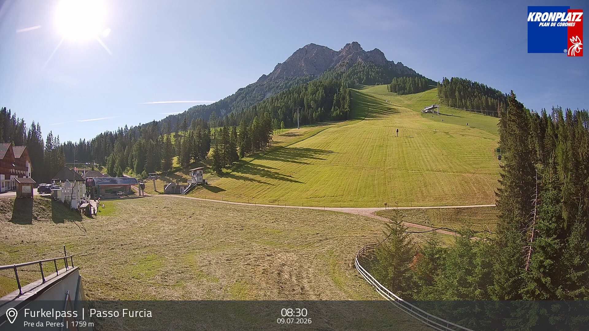 Archiv Foto Webcam Talstation Furkelpass, Kronplatz