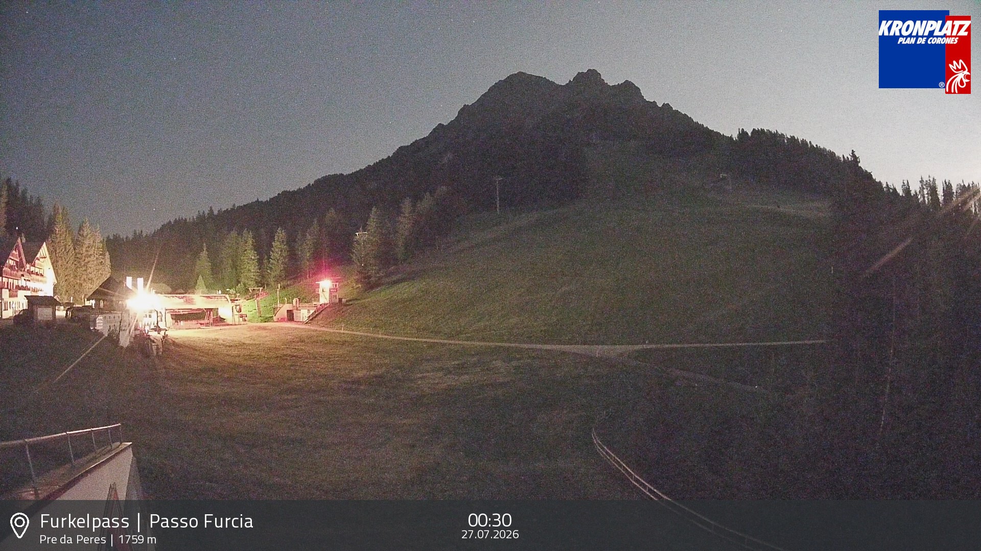 Archiv Foto Webcam Talstation Furkelpass, Kronplatz