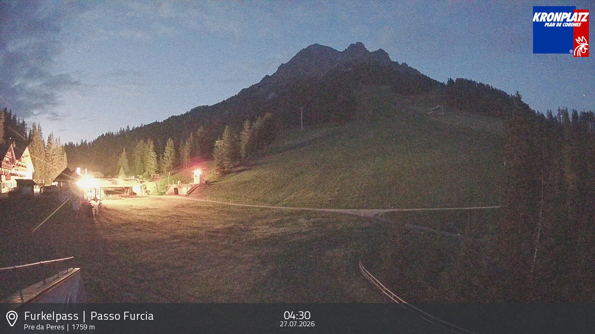 Archiv Foto Webcam Talstation Furkelpass, Kronplatz