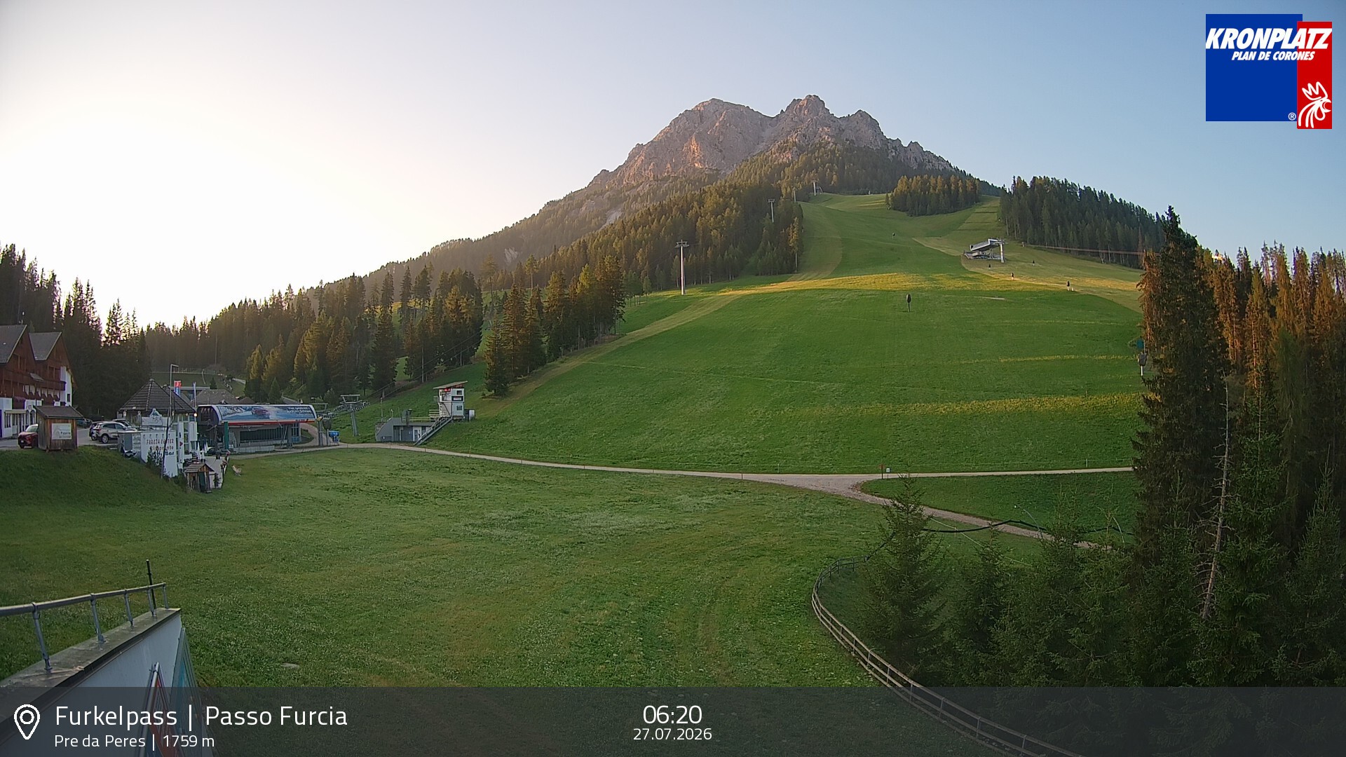 Archiv Foto Webcam Talstation Furkelpass, Kronplatz