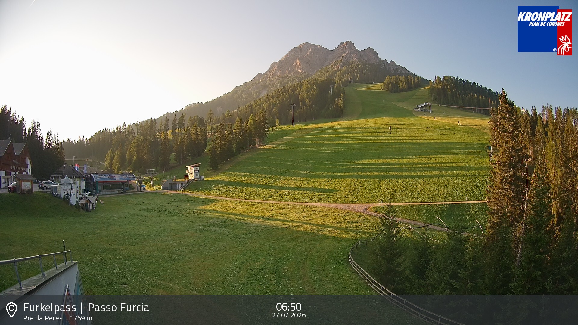 Archiv Foto Webcam Talstation Furkelpass, Kronplatz