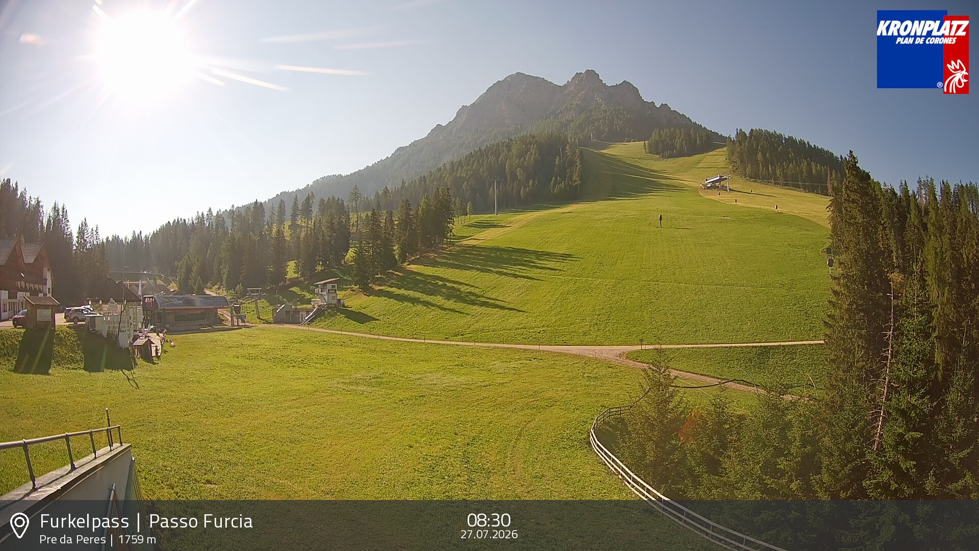 Archiv Foto Webcam Talstation Furkelpass, Kronplatz