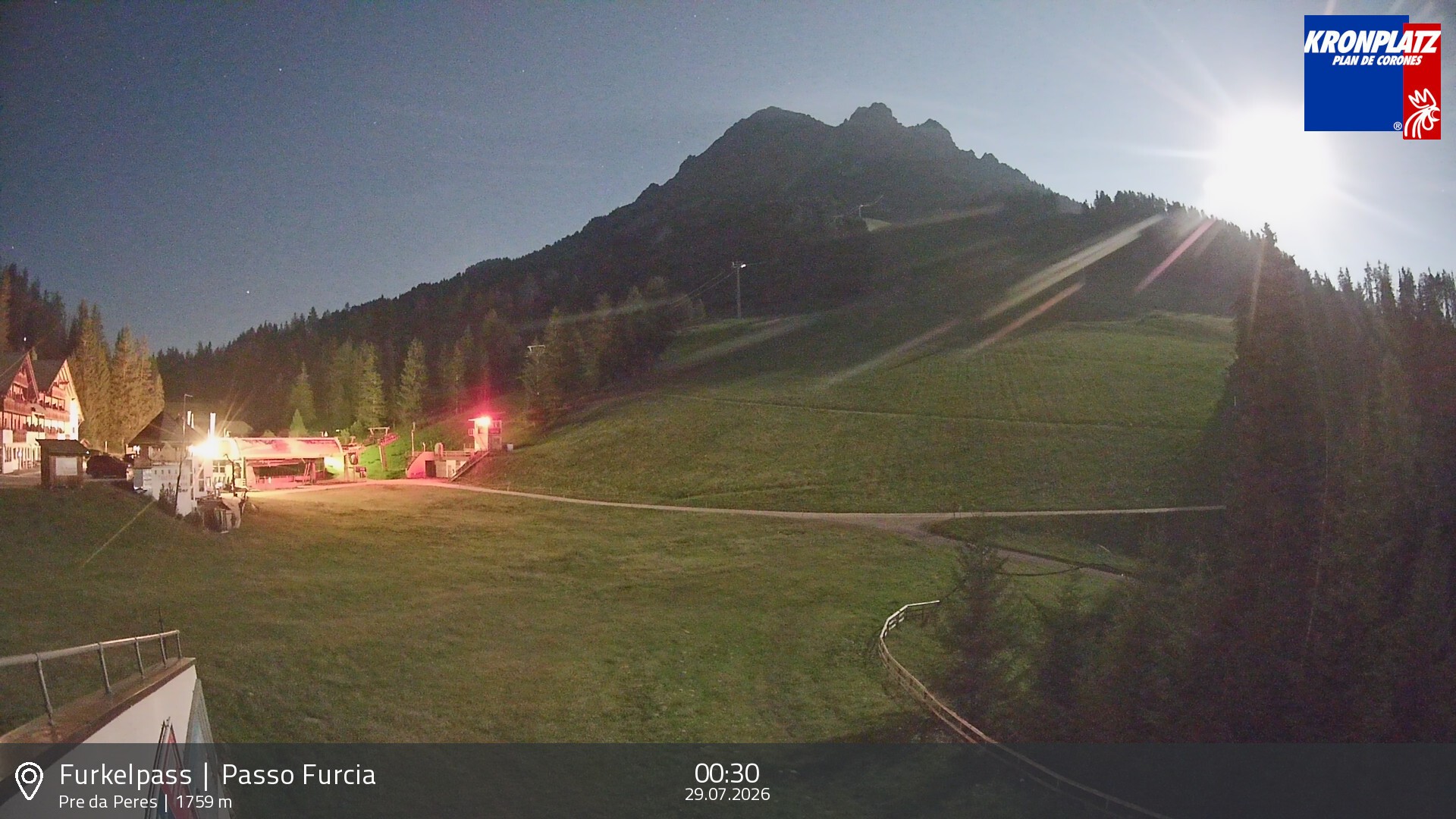 Archiv Foto Webcam Talstation Furkelpass, Kronplatz