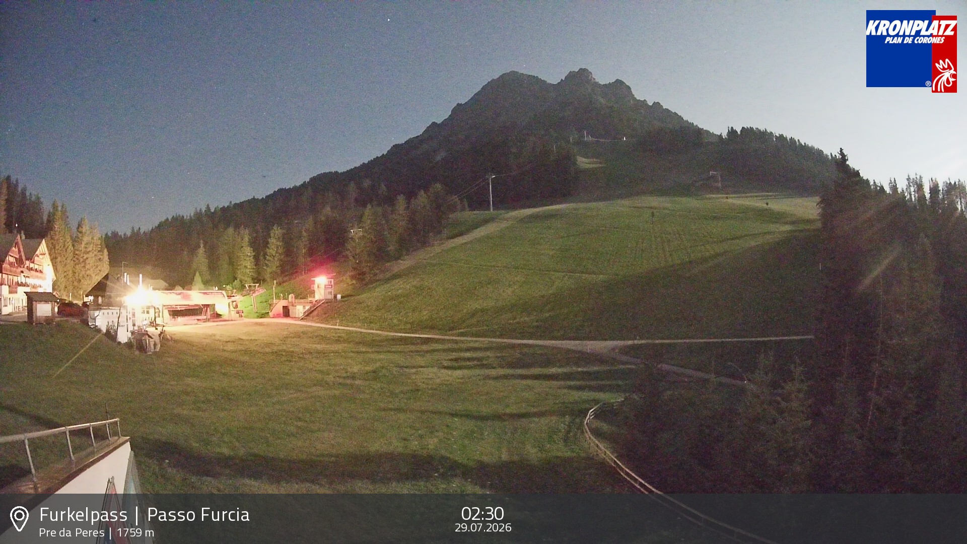Archiv Foto Webcam Talstation Furkelpass, Kronplatz