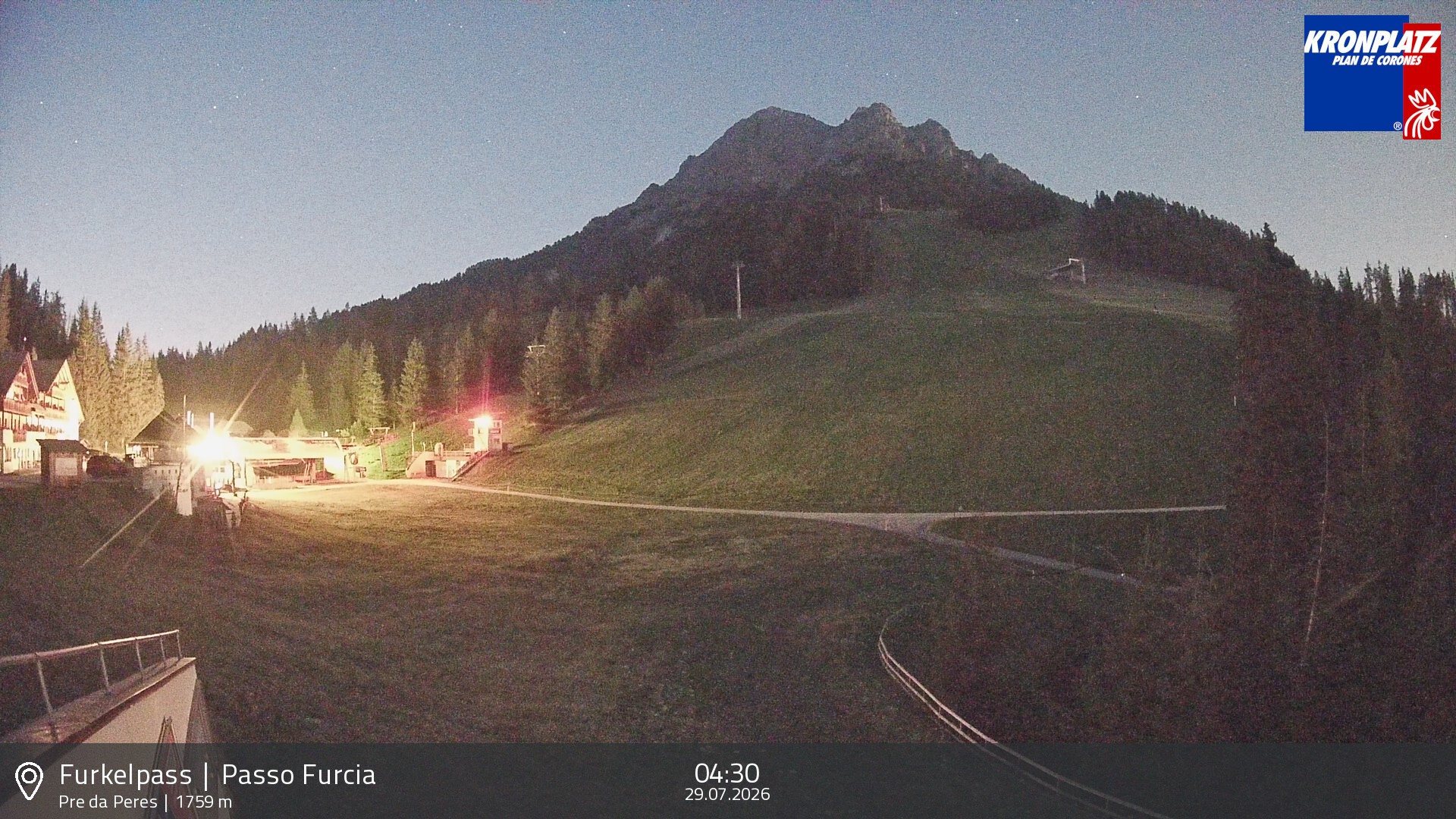 Archiv Foto Webcam Talstation Furkelpass, Kronplatz