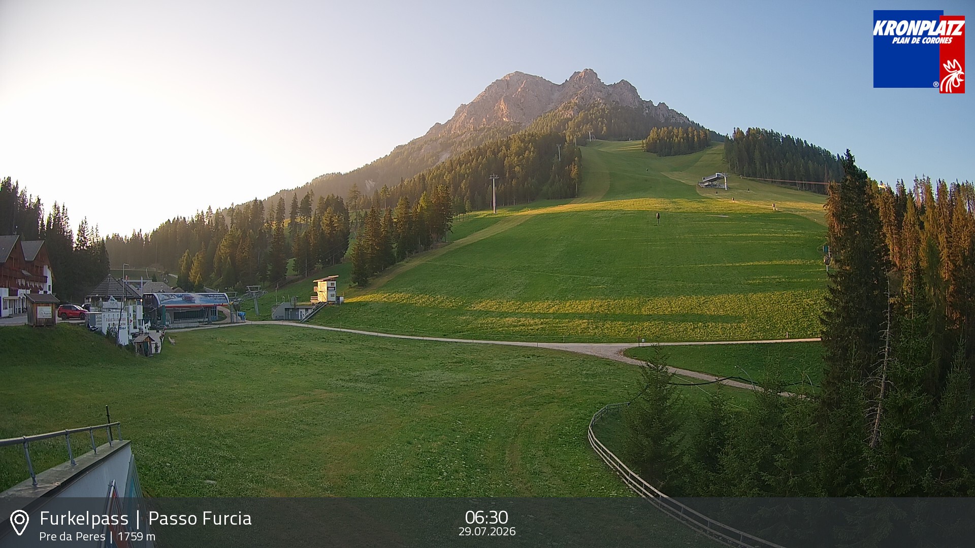 Archiv Foto Webcam Talstation Furkelpass, Kronplatz