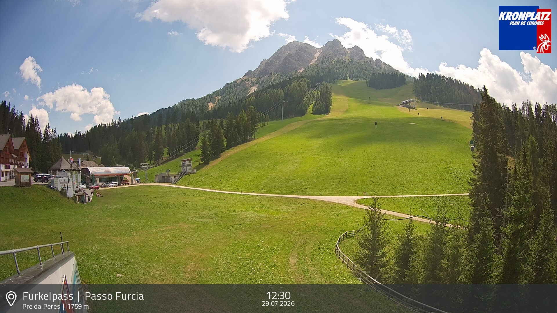 Archiv Foto Webcam Talstation Furkelpass, Kronplatz