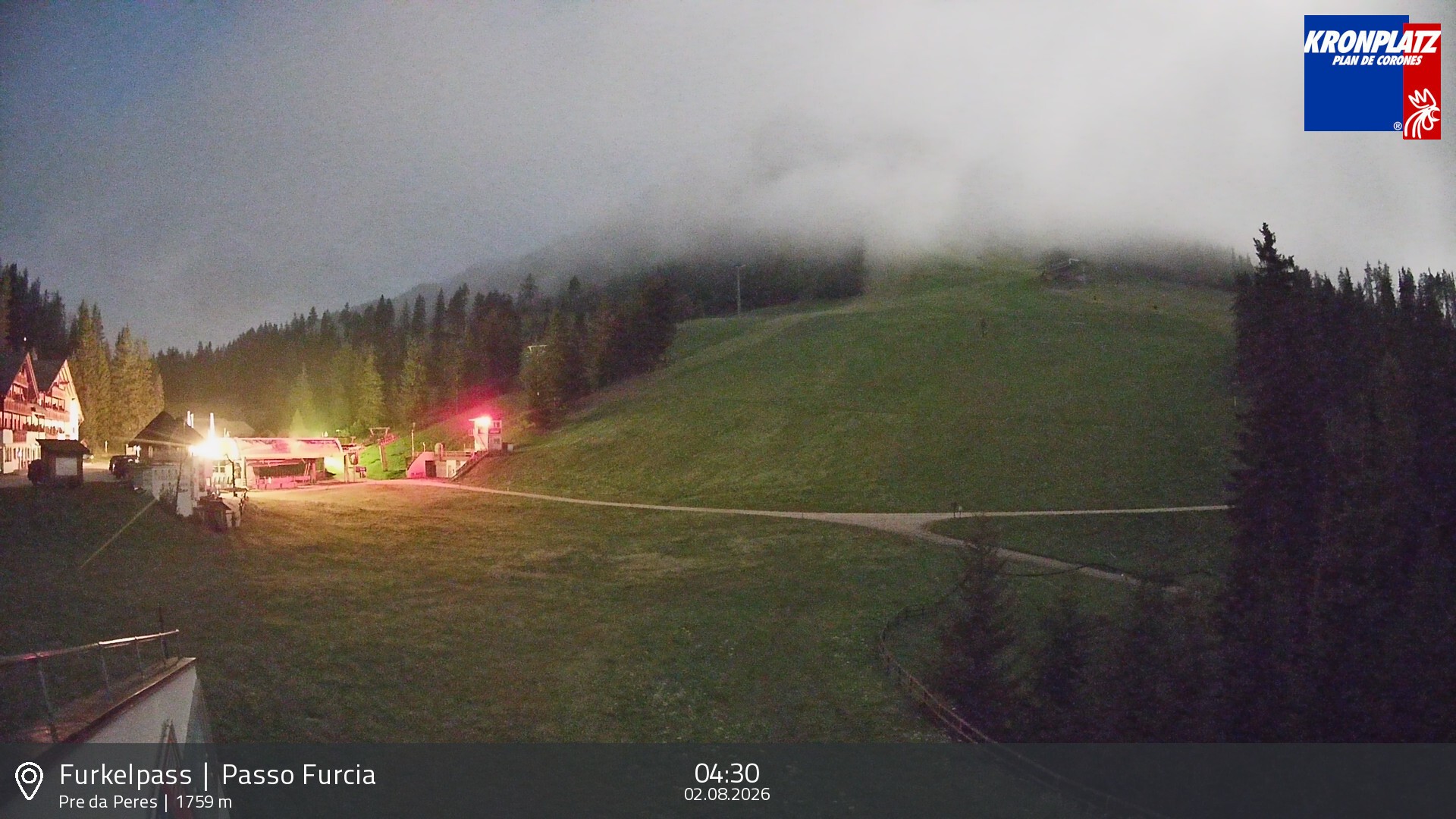 Archiv Foto Webcam Talstation Furkelpass, Kronplatz