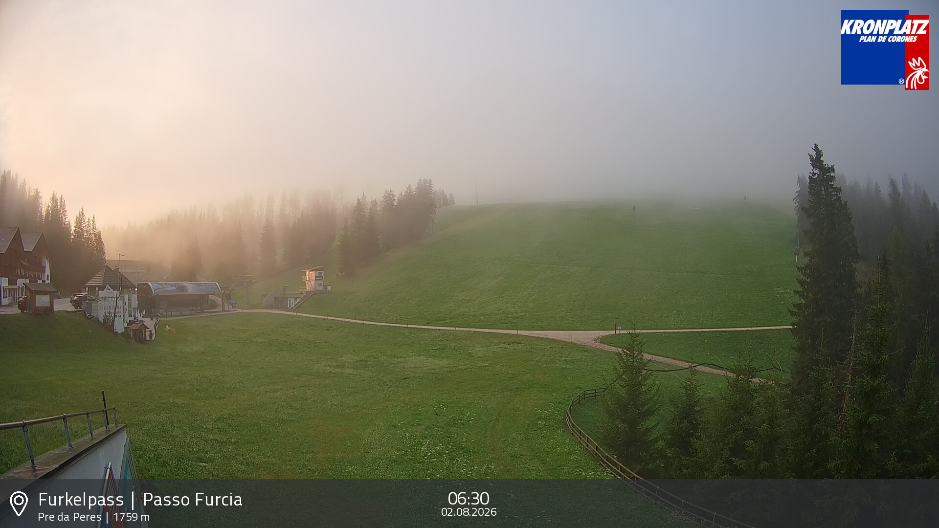 Archiv Foto Webcam Talstation Furkelpass, Kronplatz