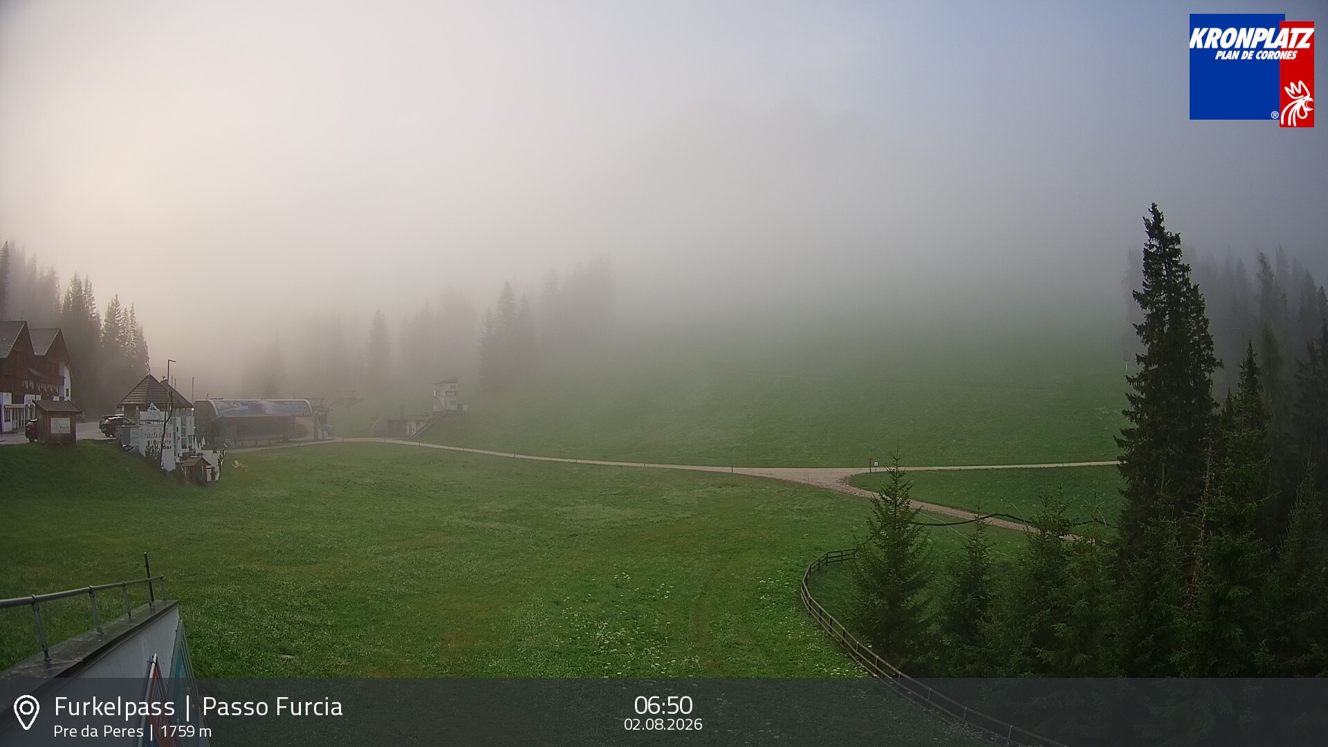 Archiv Foto Webcam Talstation Furkelpass, Kronplatz