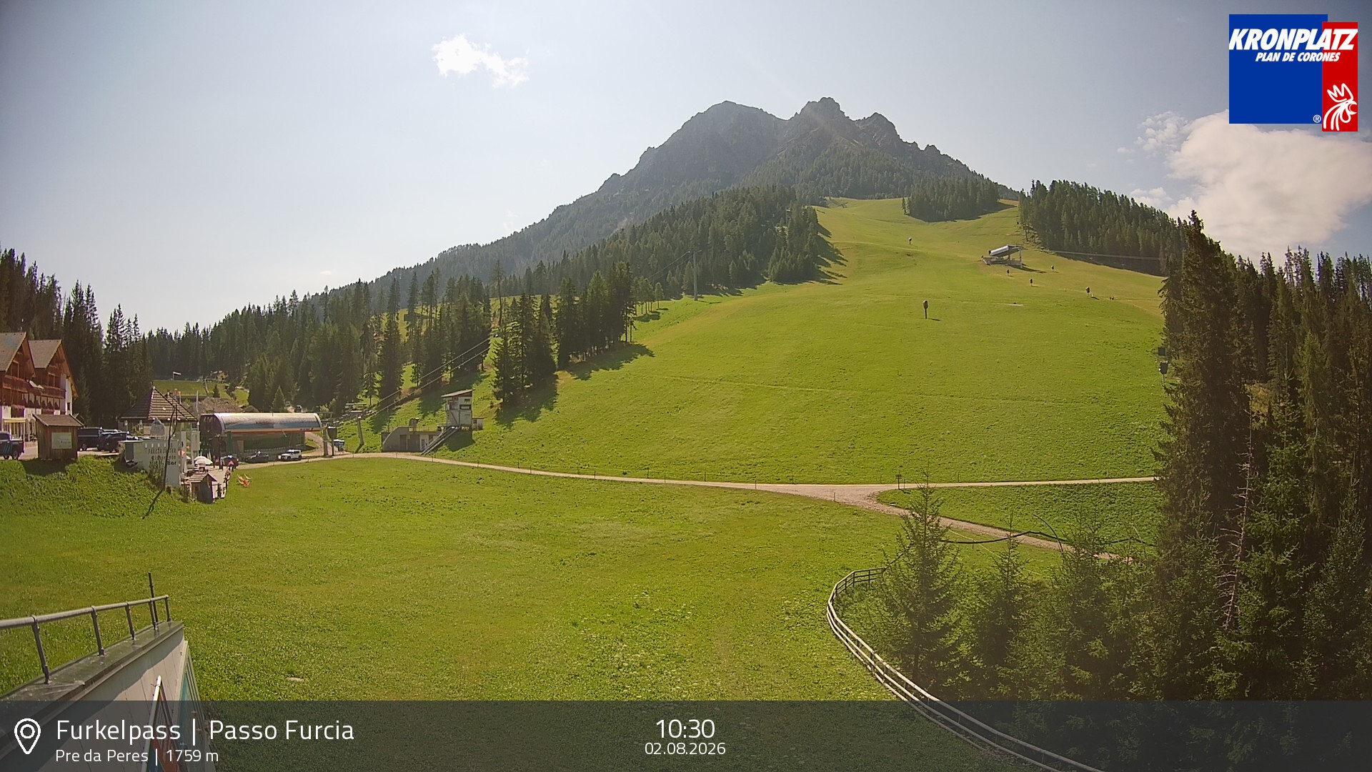 Archiv Foto Webcam Talstation Furkelpass, Kronplatz