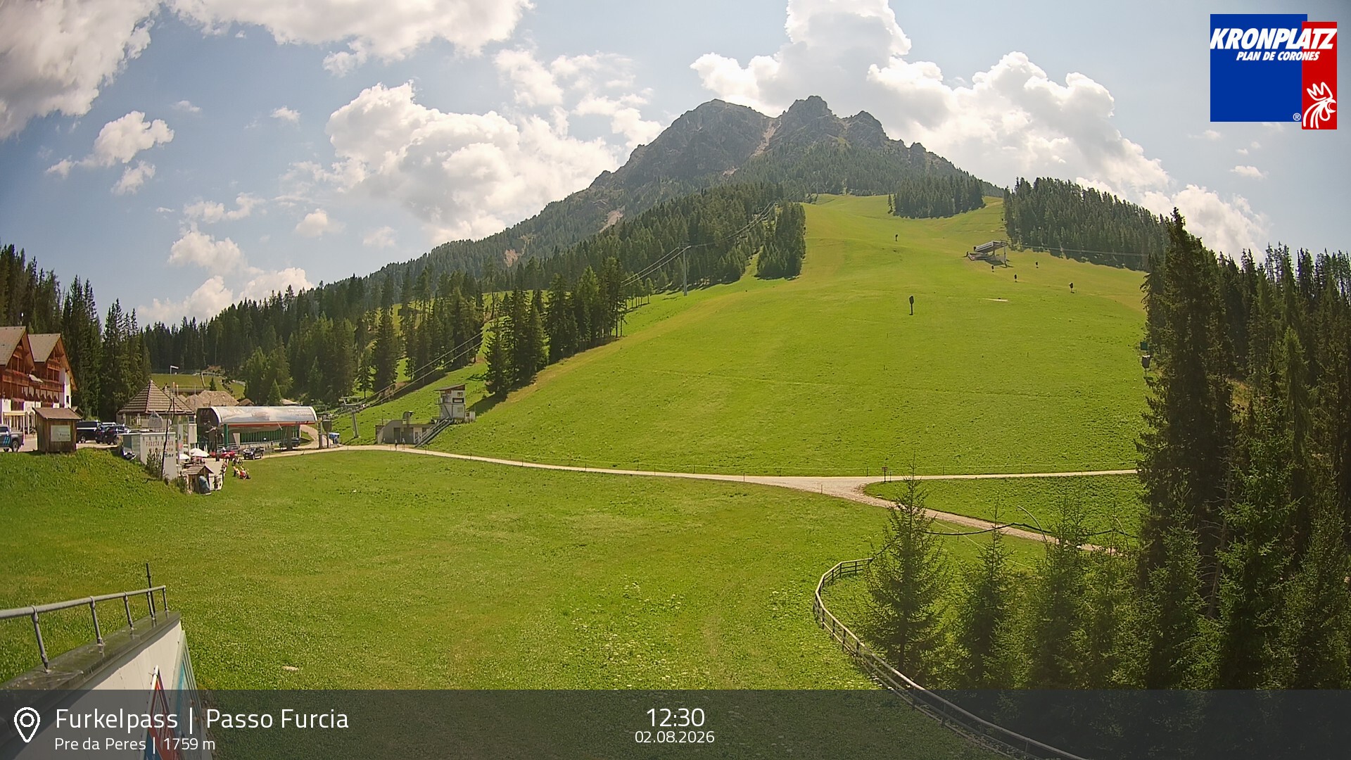 Archiv Foto Webcam Talstation Furkelpass, Kronplatz