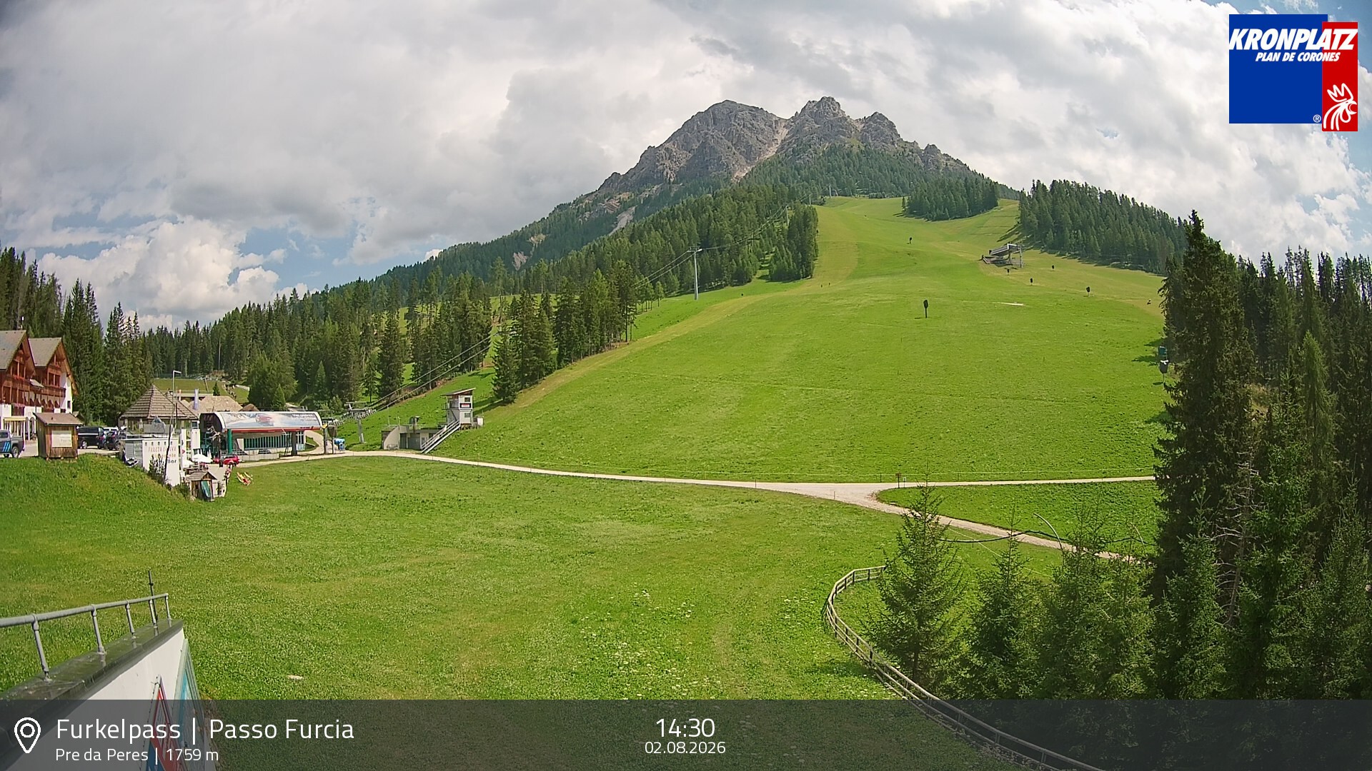 Archiv Foto Webcam Talstation Furkelpass, Kronplatz