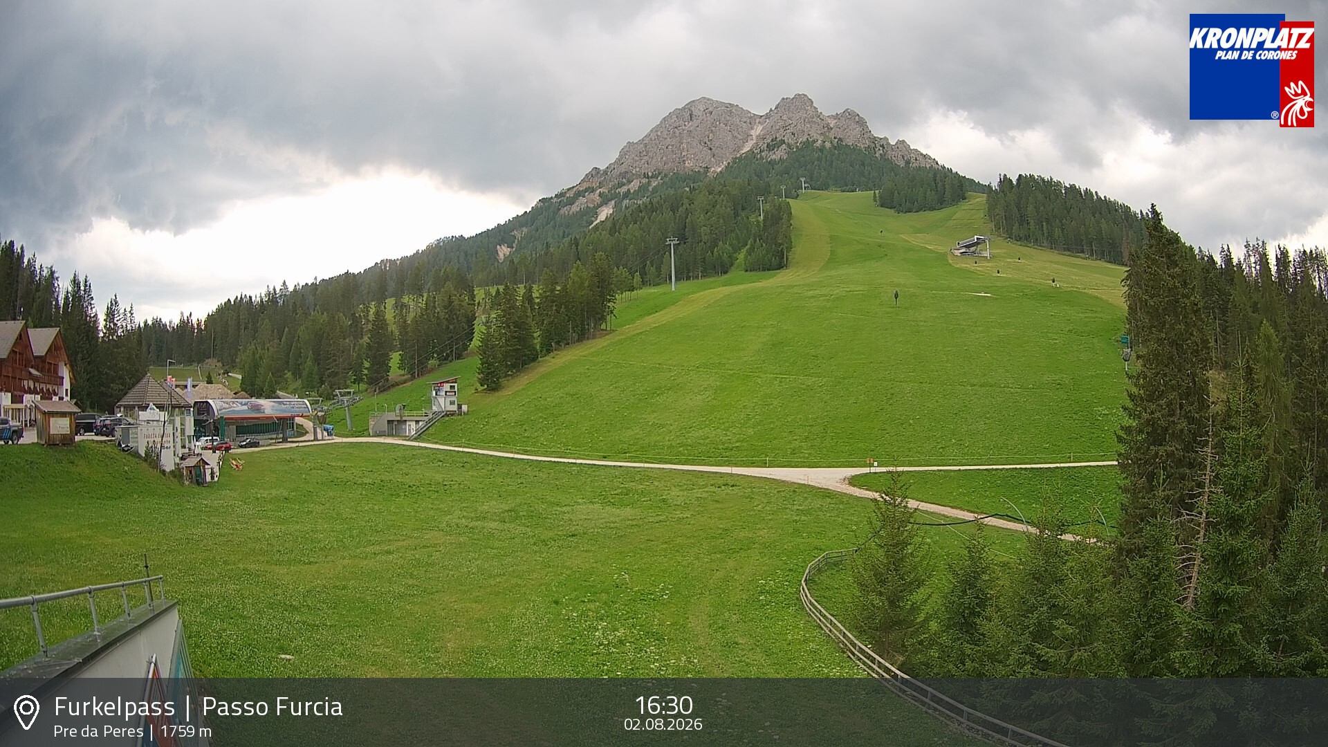 Archiv Foto Webcam Talstation Furkelpass, Kronplatz