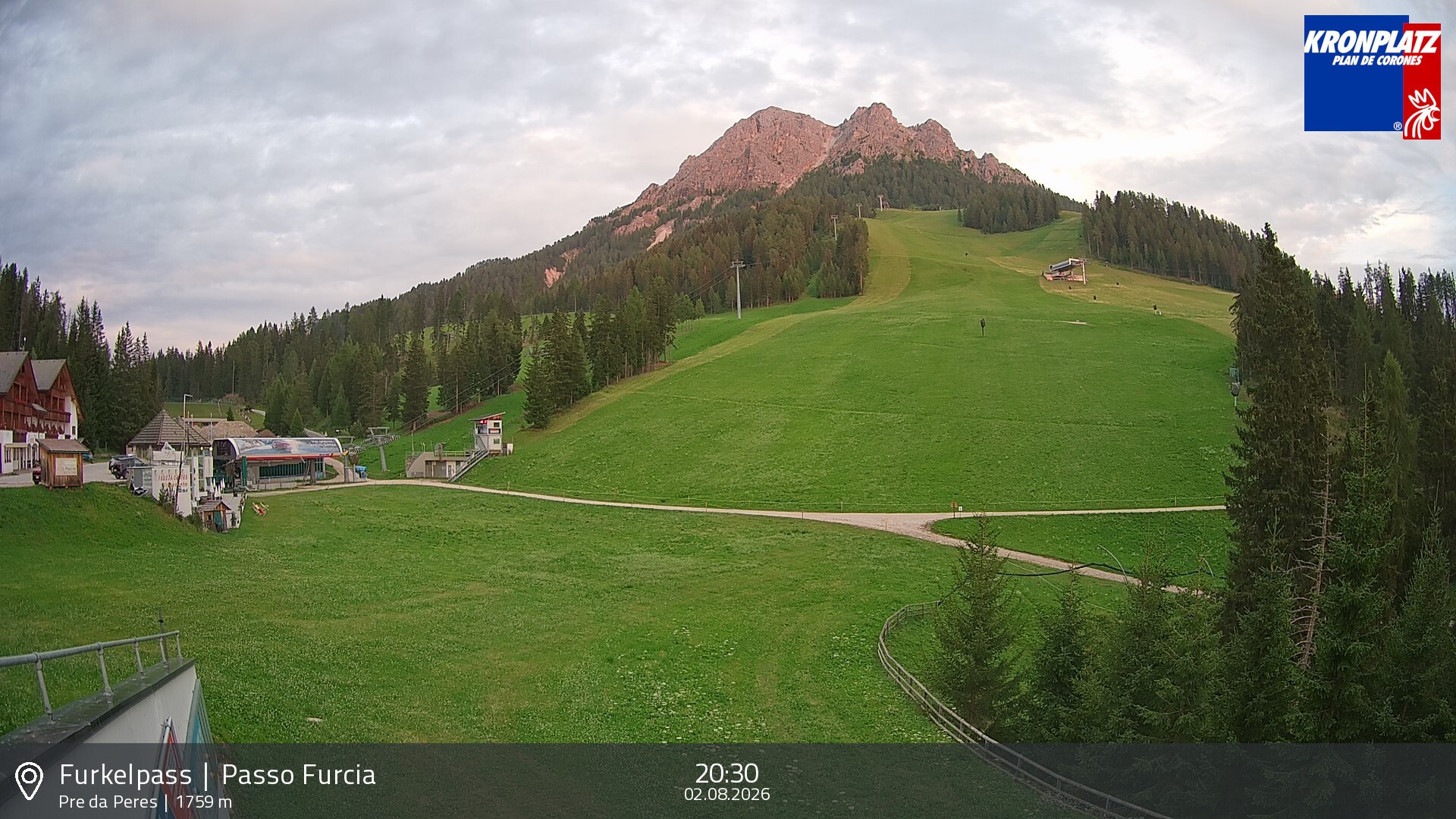 Archiv Foto Webcam Talstation Furkelpass, Kronplatz
