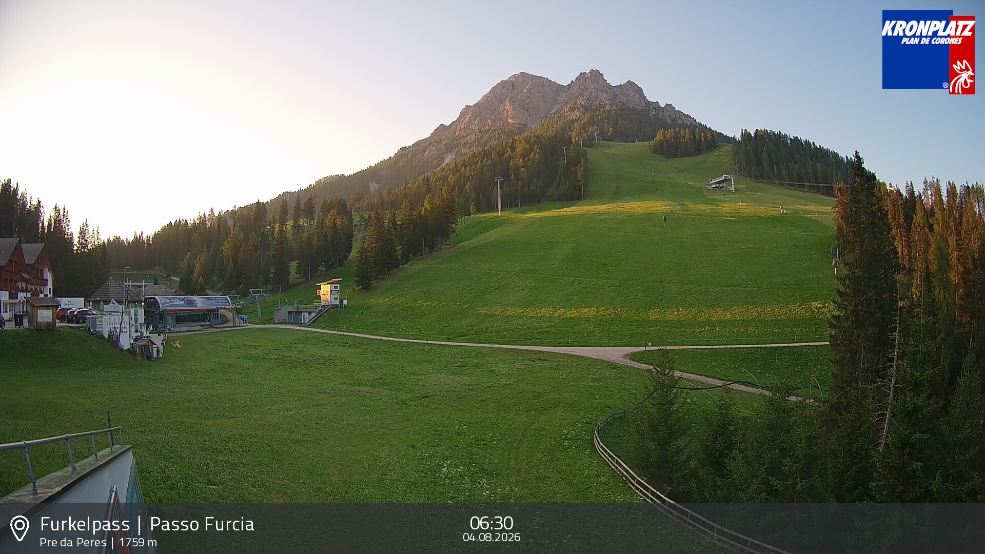 Archiv Foto Webcam Talstation Furkelpass, Kronplatz