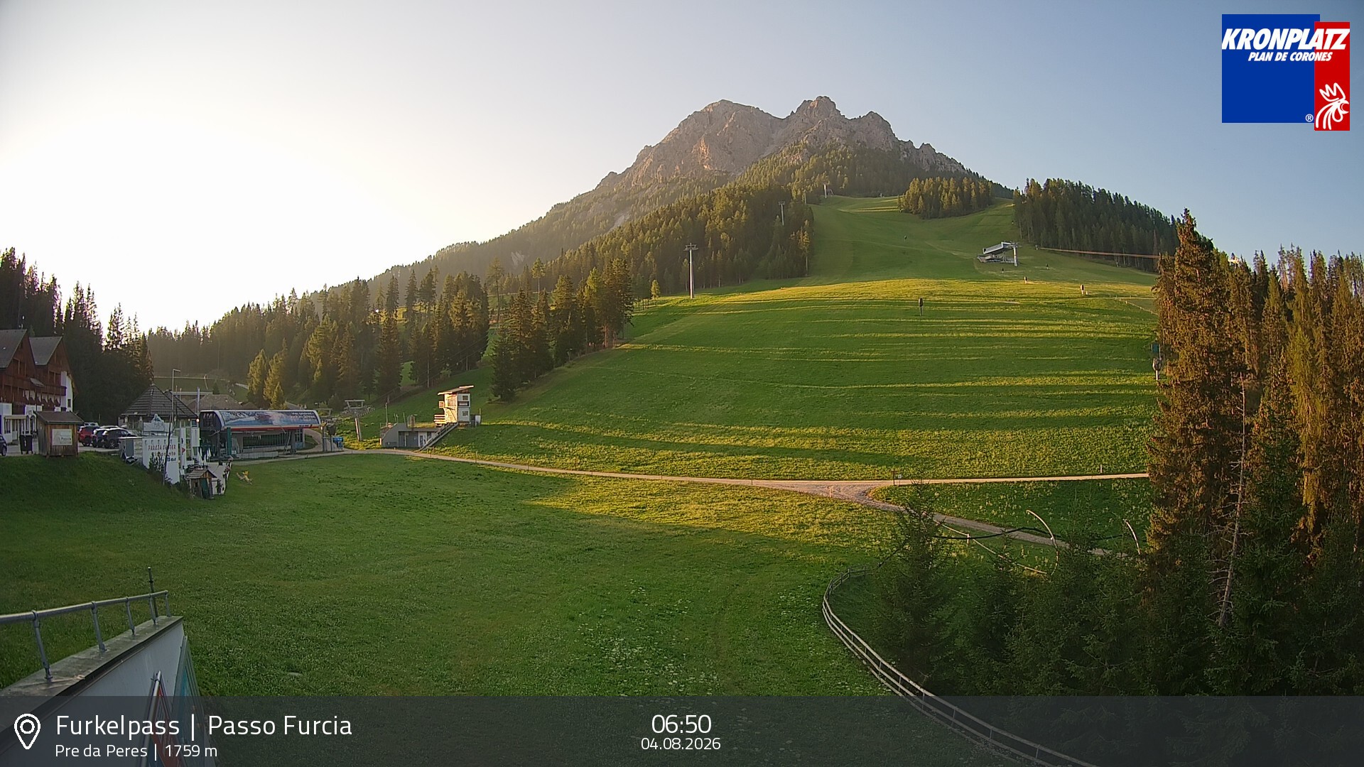 Archiv Foto Webcam Talstation Furkelpass, Kronplatz